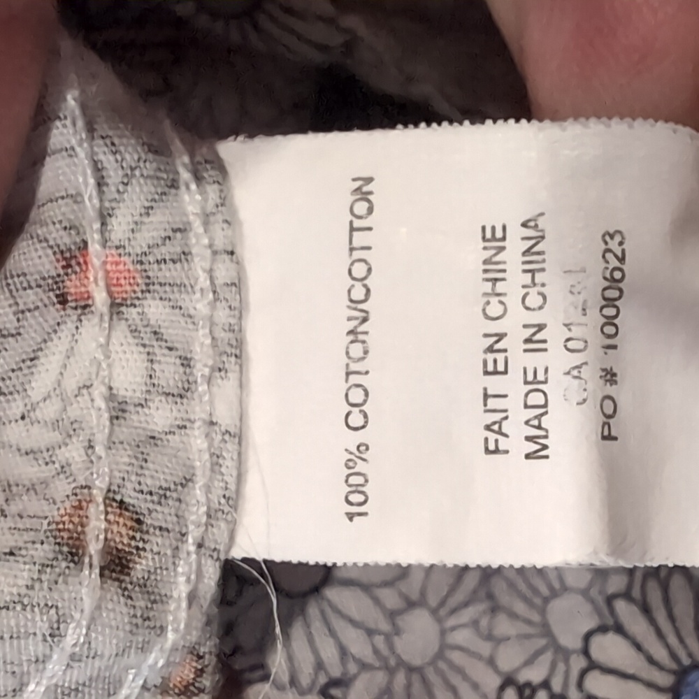 Simons Le 31 Daisy Floral Print Button Front Shirt Small Regular Fit - Picture 9 of 10